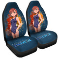 Waifu Girl Mikoto Misaka Car Seat Covers Custom A Certain Magical Index Car Accessories - Gearcarcover - 3