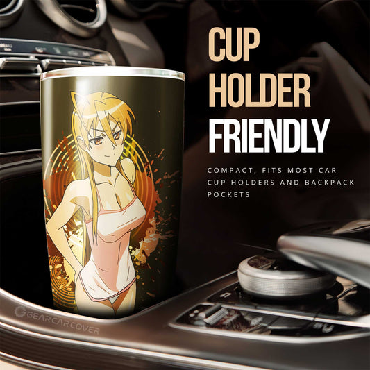 Waifu Girl Rei Miyamoto Tumbler Cup Custom High School Of The Dead Car Accessories - Gearcarcover - 2