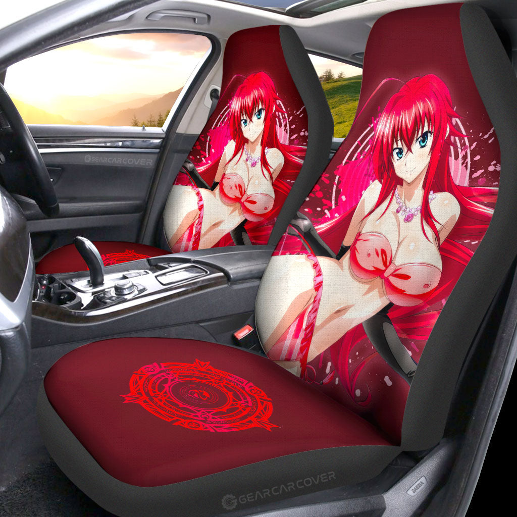 Waifu Girl Rias Car Seat Covers Custom High School DxD - Gearcarcover - 2