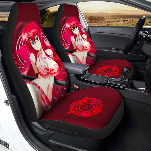 Waifu Girl Rias Car Seat Covers Custom High School DxD - Gearcarcover - 1