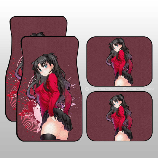 Waifu Girl Rin Tohsaka Car Floor Mats Custom Fate/Grand Order Car Accessories - Gearcarcover - 1