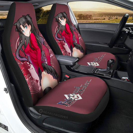 Waifu Girl Rin Tohsaka Car Seat Covers Custom Fate/Grand Order Car Accessories - Gearcarcover - 1