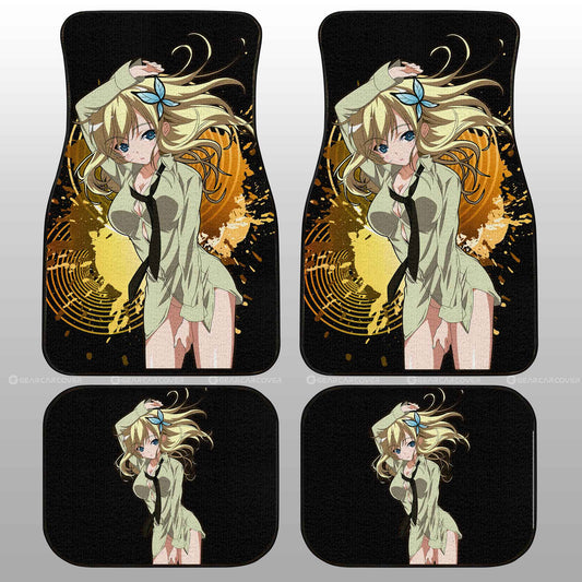 Waifu Girl Sena Kashiwazaki Car Floor Mats Custom Boku wa Tomodachi ga Sukunai Car Accessories - Gearcarcover - 2