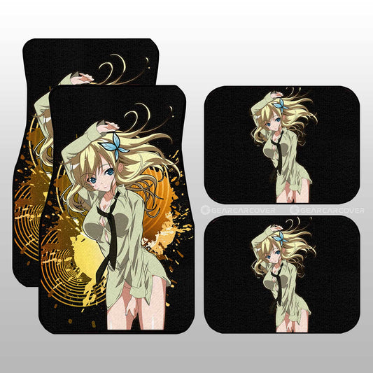 Waifu Girl Sena Kashiwazaki Car Floor Mats Custom Boku wa Tomodachi ga Sukunai Car Accessories - Gearcarcover - 1