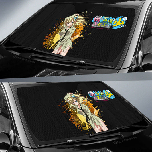Waifu Girl Sena Kashiwazaki Car Sunshade Custom Boku wa Tomodachi ga Sukunai Car Accessories - Gearcarcover - 2