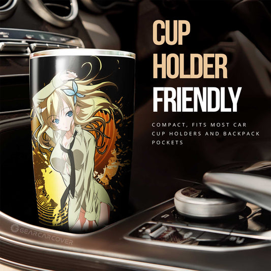 Waifu Girl Sena Kashiwazaki Tumbler Cup Custom Boku wa Tomodachi ga Sukunai Car Accessories - Gearcarcover - 2