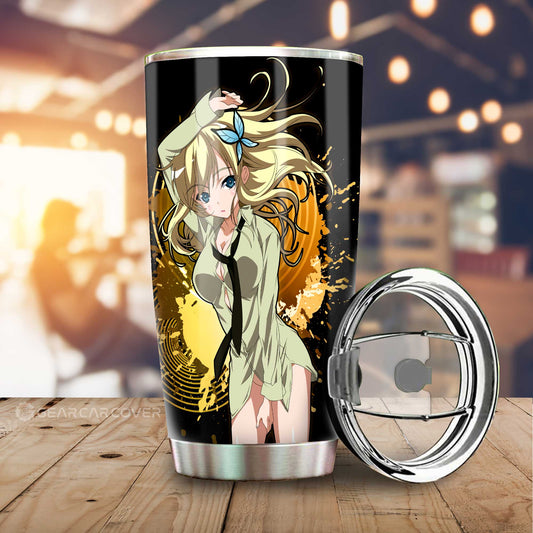 Waifu Girl Sena Kashiwazaki Tumbler Cup Custom Boku wa Tomodachi ga Sukunai Car Accessories - Gearcarcover - 1