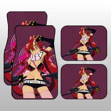 Waifu Girl Yoko Littner Car Floor Mats Custom Gurren Lagann Car Accessories - Gearcarcover - 1