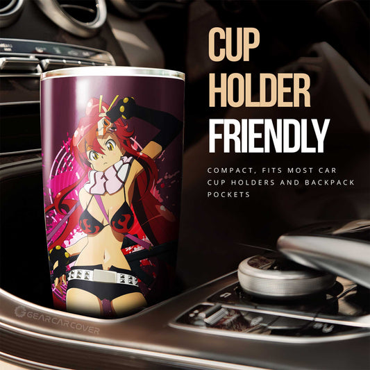 Waifu Girl Yoko Littner Tumbler Cup Custom Gurren Lagann Car Accessories - Gearcarcover - 2