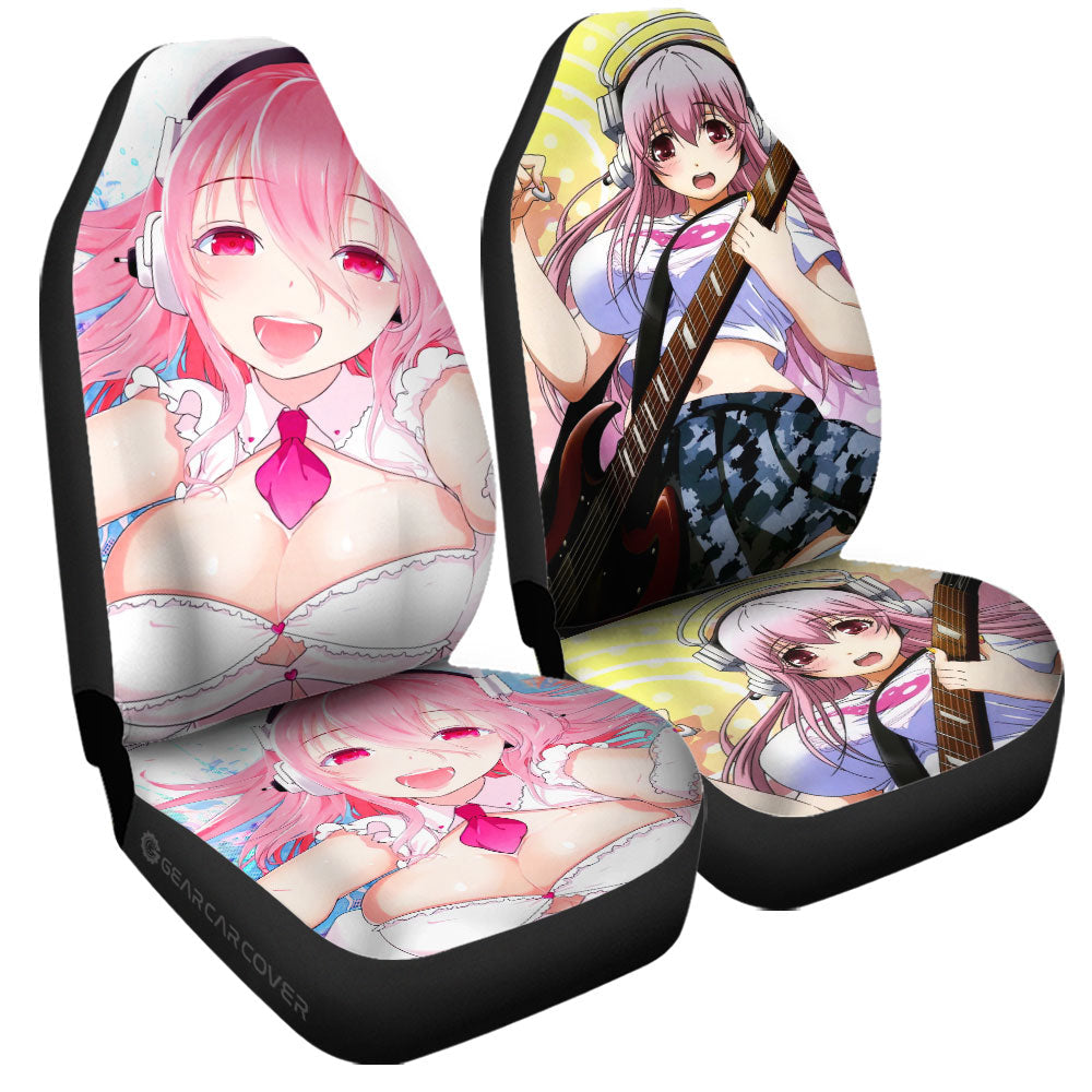 Waifu Girls Car Seat Covers Custom - Gearcarcover - 3