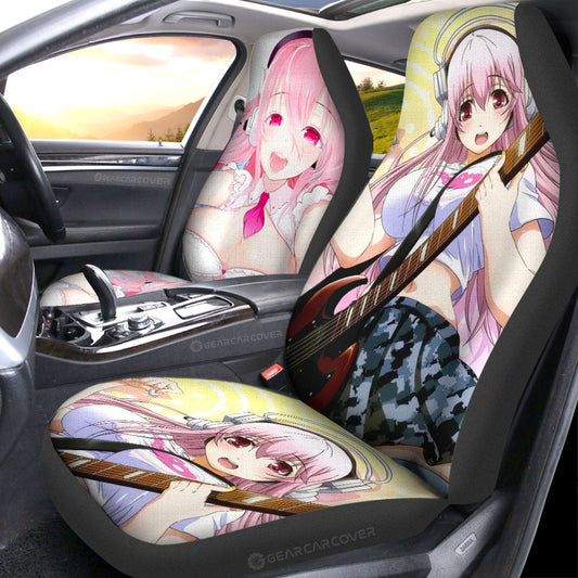 Waifu Girls Car Seat Covers Custom - Gearcarcover - 2