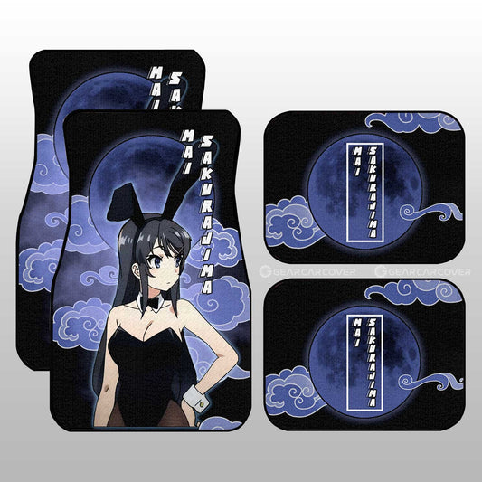 Waifu Mai Sakurajima Car Floor Mats Custom Bunny Girl Senpai Car Accessories For Fans - Gearcarcover - 1