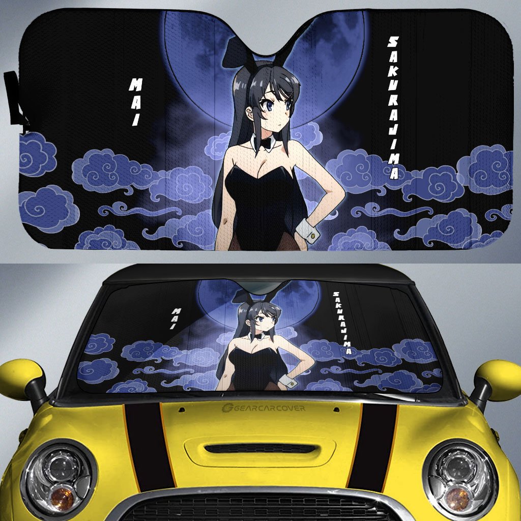 Waifu Mai Sakurajima Car Sunshade Custom Bunny Girl Senpai Car Accessories - Gearcarcover - 1