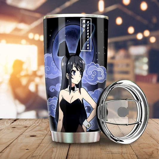 Waifu Mai Sakurajima Tumbler Cup Custom Bunny Girl Senpai - Gearcarcover - 1