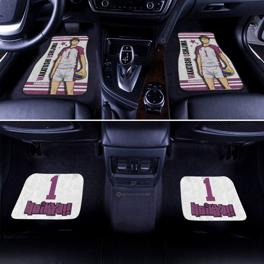 Wakatoshi Ushijima Car Floor Mats Custom Car Accessories - Gearcarcover - 1