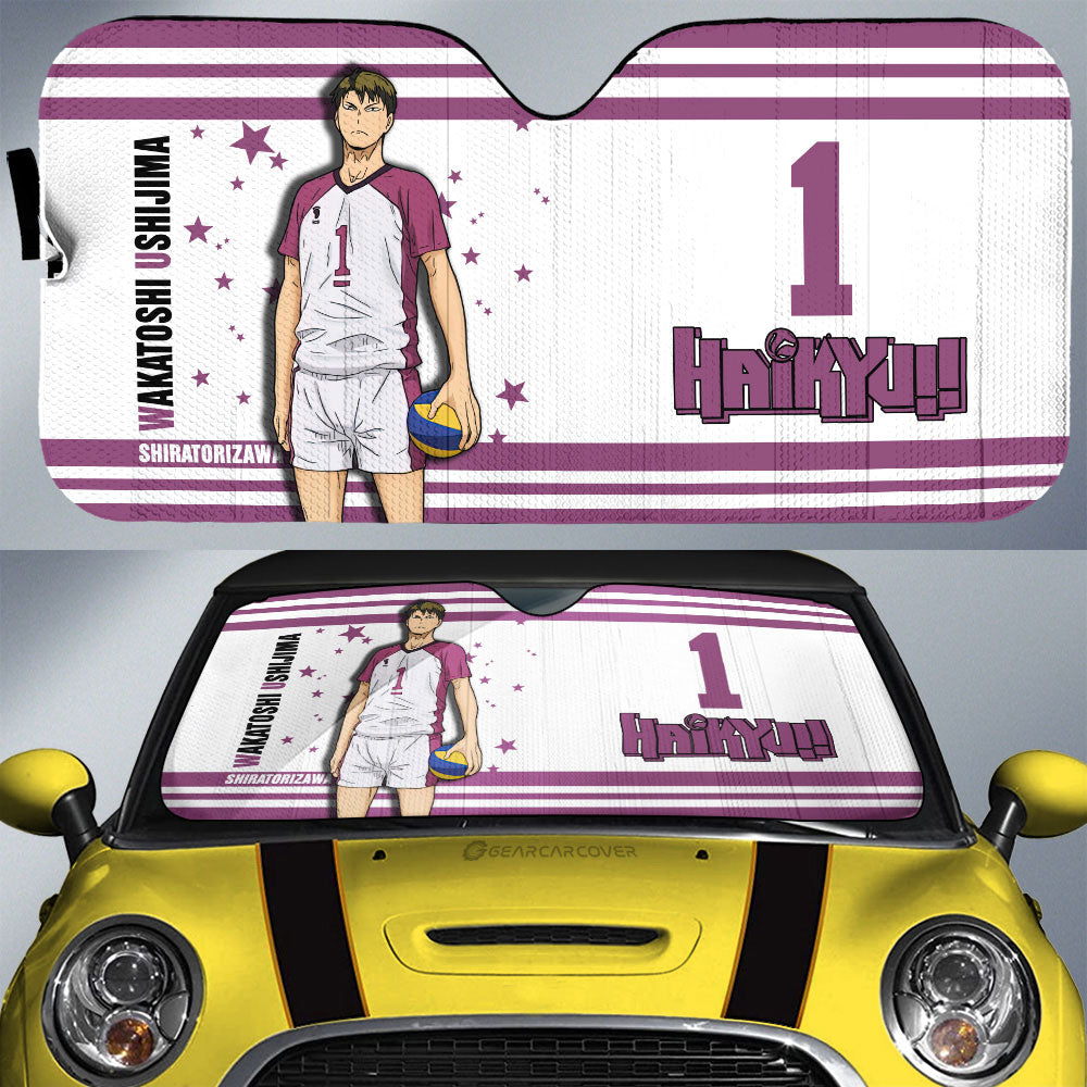 Wakatoshi Ushijima Car Sunshade Custom Car Accessories - Gearcarcover - 1