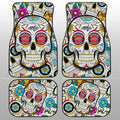 Washington Capitals Car Floor Mats Custom Sugar Skull Car Accessories - Gearcarcover - 1