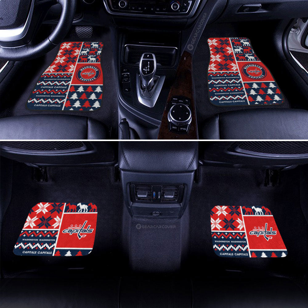 Washington Capitals Car Floor Mats Custom Ugly Style Car Accessories - Gearcarcover - 2