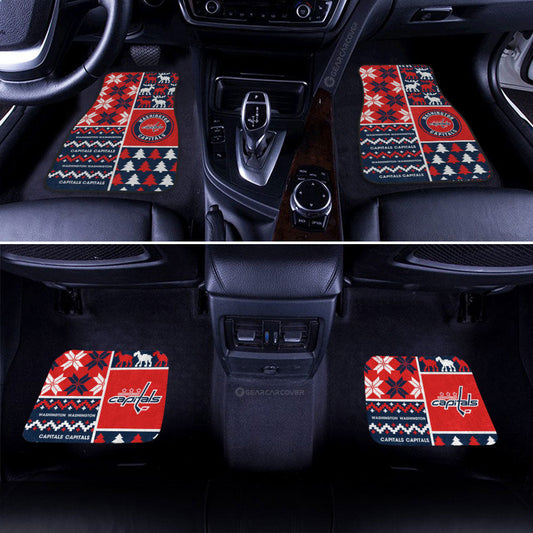 Washington Capitals Car Floor Mats Custom Ugly Style Car Accessories - Gearcarcover - 2
