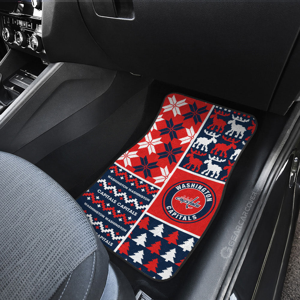 Washington Capitals Car Floor Mats Custom Ugly Style Car Accessories - Gearcarcover - 3