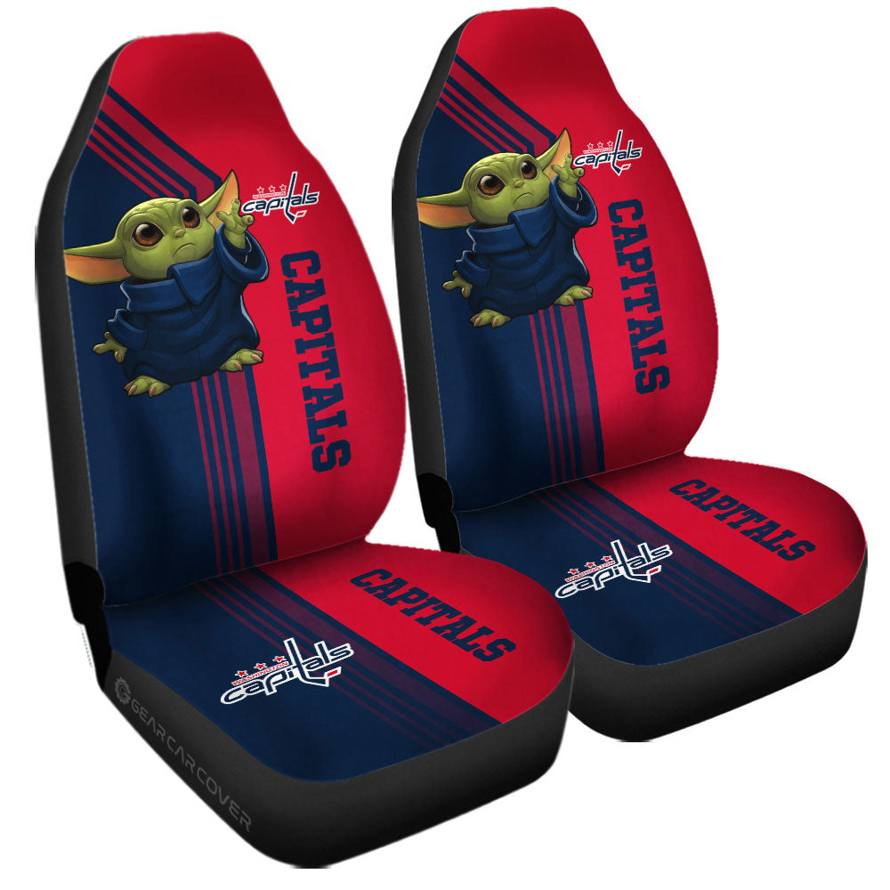 Washington Capitals Car Seat Covers Baby Yoda Car Accessories - Gearcarcover - 3
