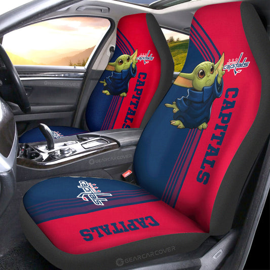 Washington Capitals Car Seat Covers Baby Yoda Car Accessories - Gearcarcover - 1