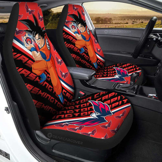 Washington Capitals Car Seat Covers Goku Car Decorations For Fans - Gearcarcover - 1