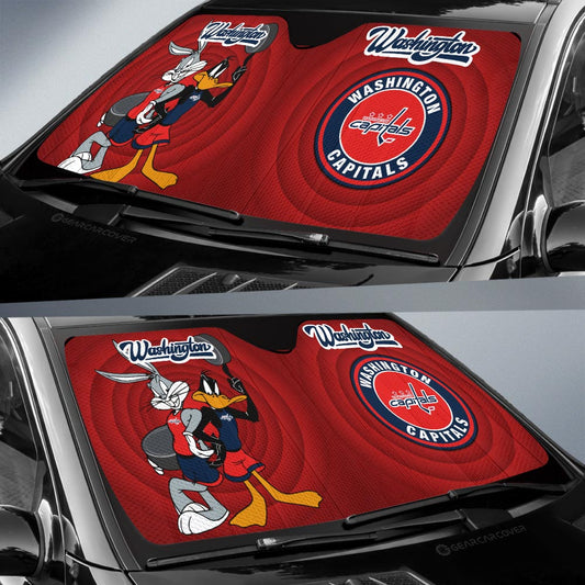 Washington Capitals Car Sunshade Custom Car Accessories - Gearcarcover - 2