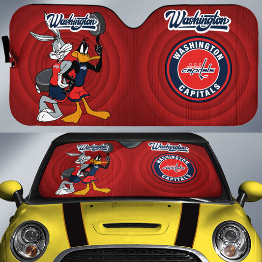 Washington Capitals Car Sunshade Custom Car Accessories - Gearcarcover - 1