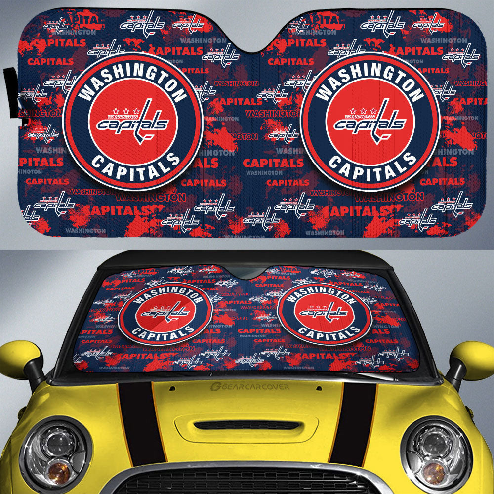 Washington Capitals Car Sunshade Custom Car Accessories - Gearcarcover - 1