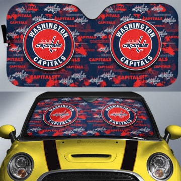 Washington Capitals Car Sunshade Custom Car Accessories - Gearcarcover - 1
