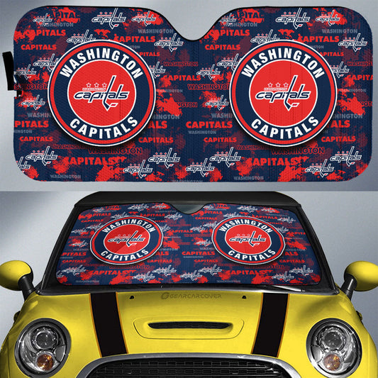 Washington Capitals Car Sunshade Custom Car Accessories - Gearcarcover - 1