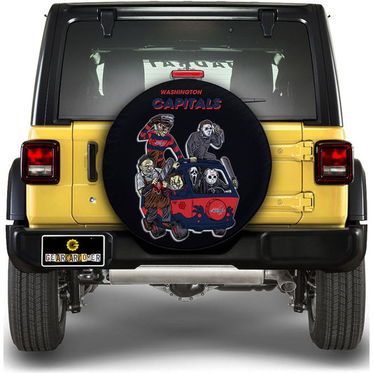 Washington Capitals Spare Tire Covers Horror Characters Car Accessories - Gearcarcover - 1