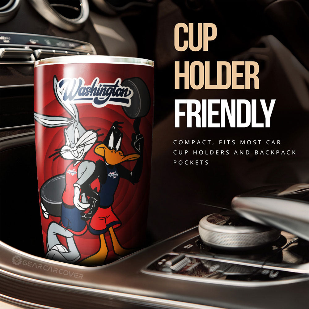 Washington Capitals Tumbler Cup Custom Car Accessories - Gearcarcover - 3