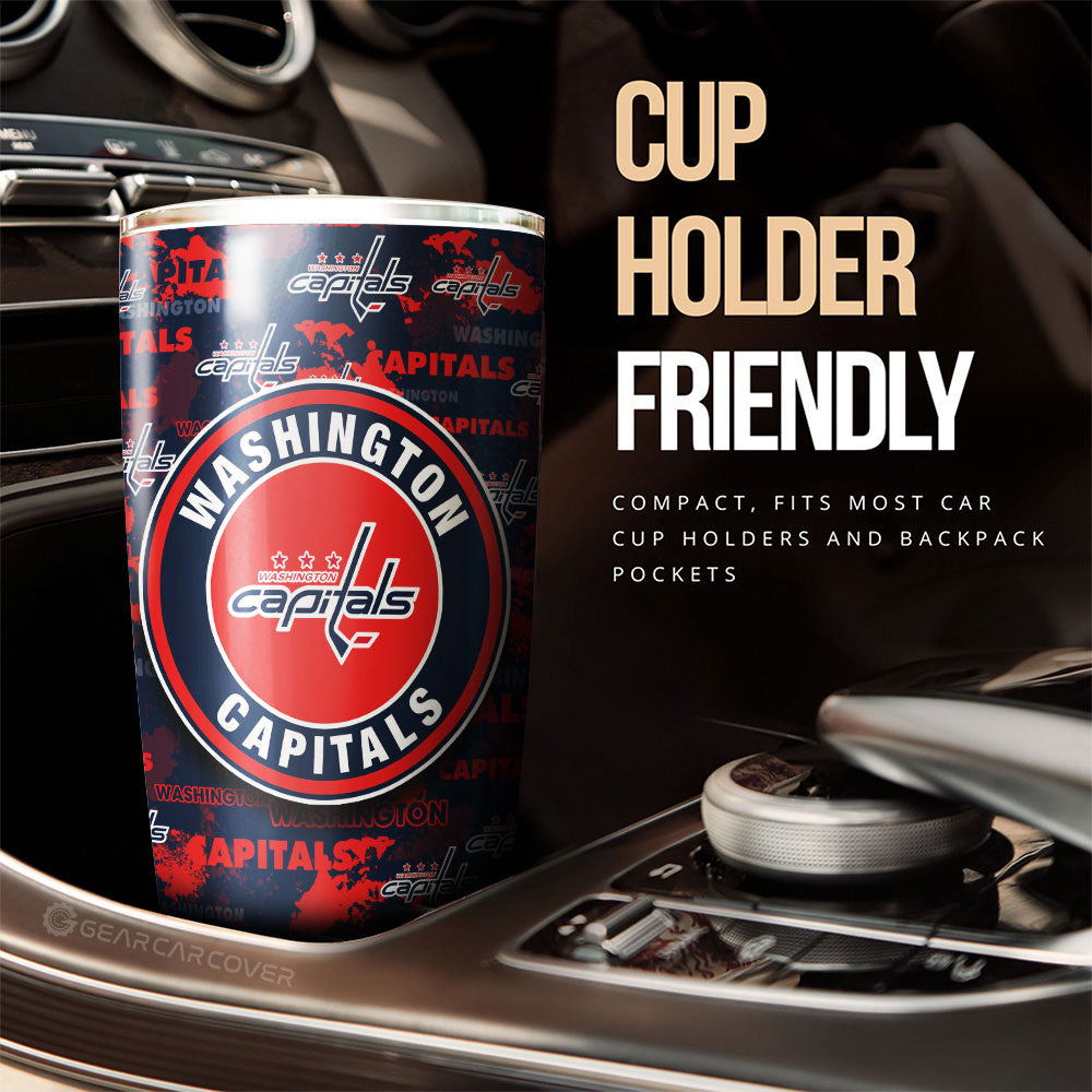 Washington Capitals Tumbler Cup Custom Car Accessories - Gearcarcover - 3