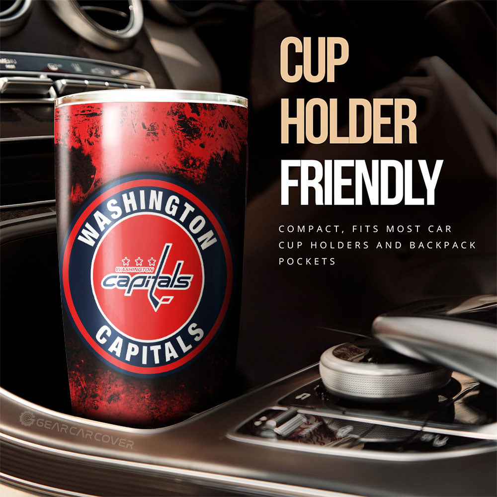 Washington Capitals Tumbler Cup Custom Car Accessories - Gearcarcover - 3