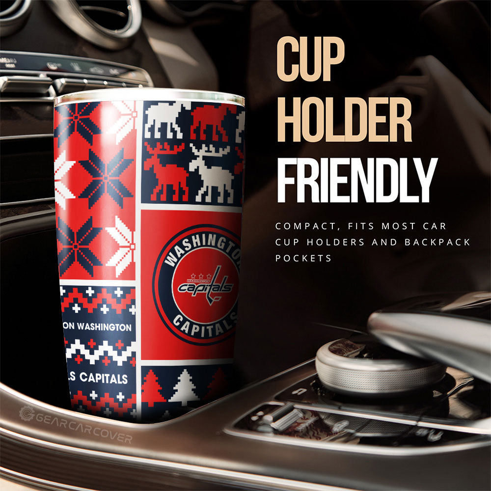 Washington Capitals Tumbler Cup Custom Ugly Style Car Accessories - Gearcarcover - 3