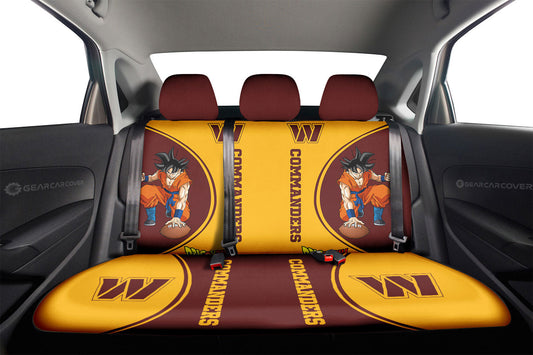 Washington Commanders Car Back Seat Covers Custom Car Accessories For Fans - Gearcarcover - 2