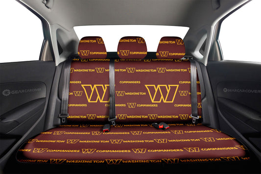 Washington Commanders Car Back Seat Covers Sporty Team Collection - Gearcarcover - 2