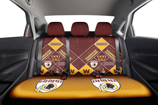 Washington Commanders Car Back Seat Covers Sporty Team Collection - Gearcarcover - 2
