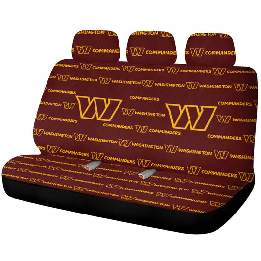 Washington Commanders Car Back Seat Covers Sporty Team Collection - Gearcarcover - 1