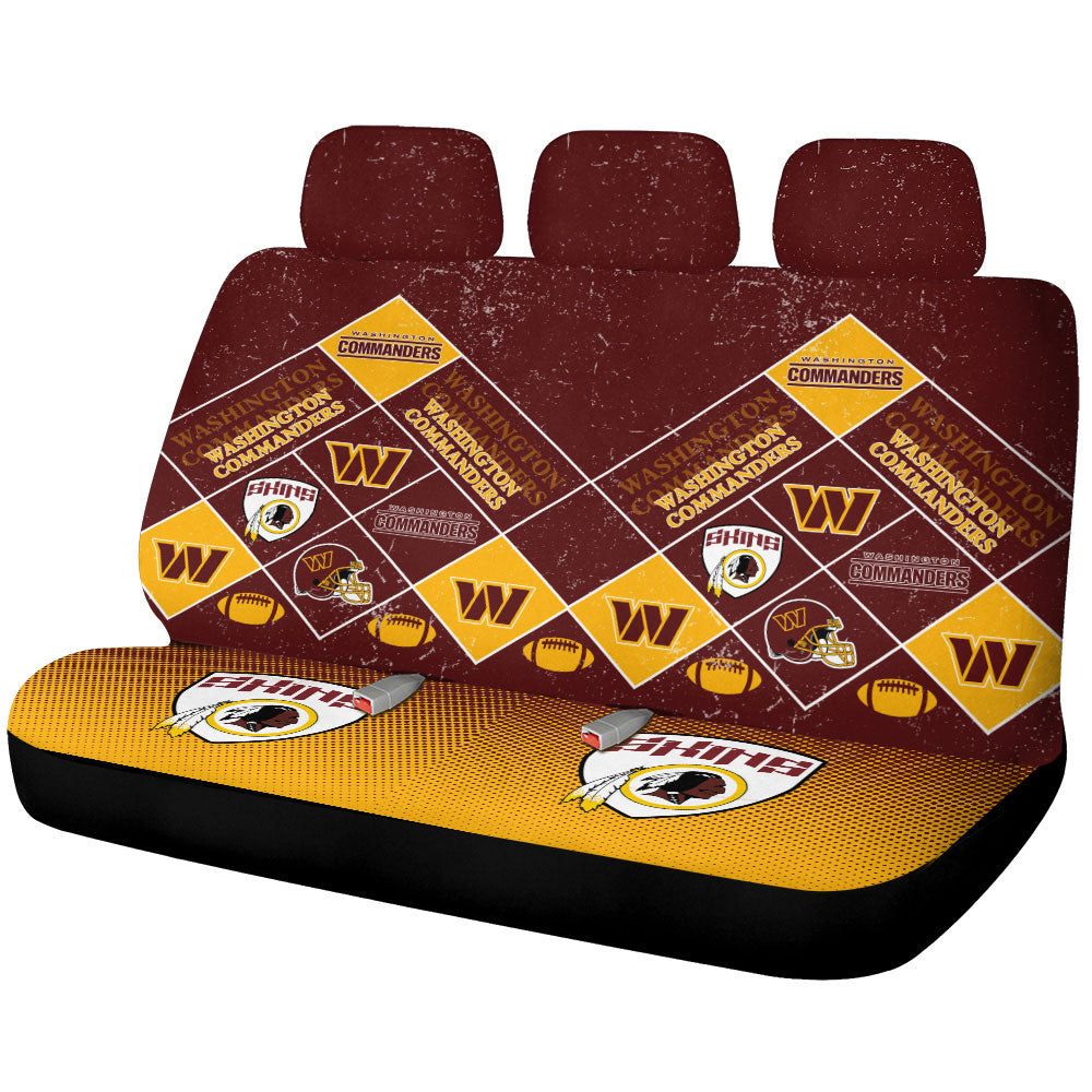 Washington Commanders Car Back Seat Covers Sporty Team Collection - Gearcarcover - 1