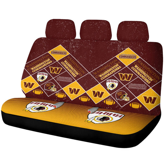 Washington Commanders Car Back Seat Covers Sporty Team Collection - Gearcarcover - 1