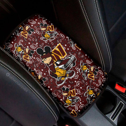 Washington Commanders Car Center Console Cover Cartoon Theme Collection - Gearcarcover - 1