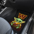 Washington Commanders Car Floor Mats Baby Yoda Car Accessories For Fan - Gearcarcover - 3