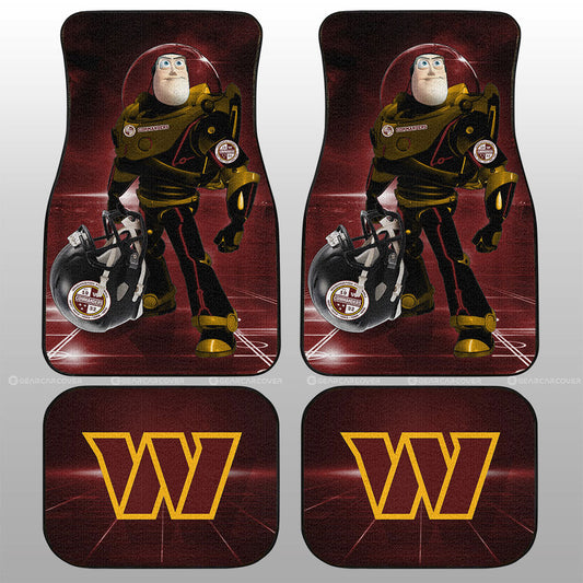 Washington Commanders Car Floor Mats Custom Car Accessories For Fan - Gearcarcover - 1
