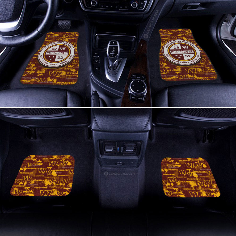 Washington Commanders Car Floor Mats Custom Car Accessories - Gearcarcover - 2