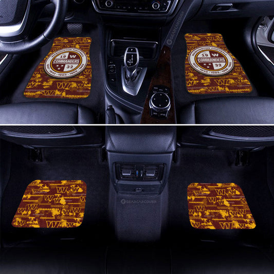 Washington Commanders Car Floor Mats Custom Car Accessories - Gearcarcover - 2