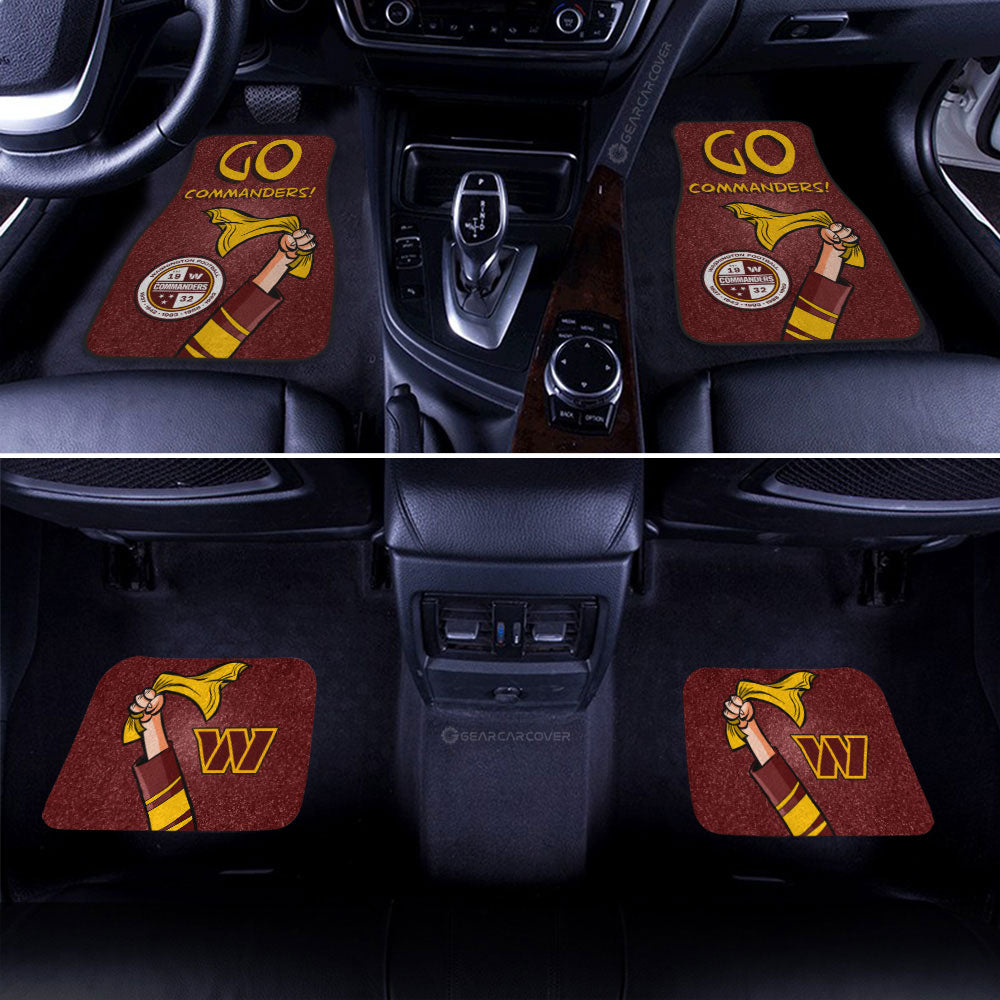 Washington Commanders Car Floor Mats Custom Car Accessories - Gearcarcover - 2