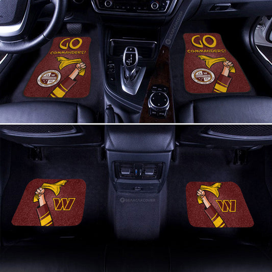 Washington Commanders Car Floor Mats Custom Car Accessories - Gearcarcover - 2